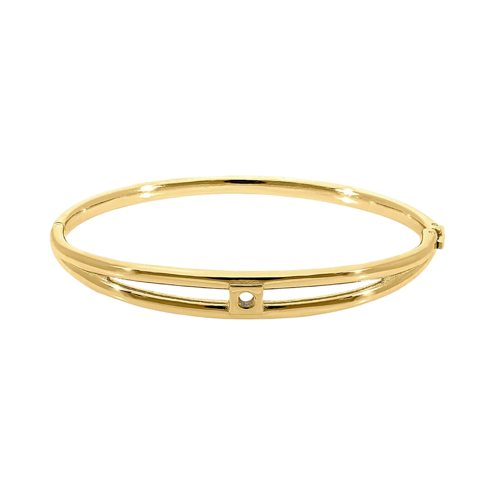 QUDO Basic Bangle Roma gold, QUDO gold bracelet, interchangeable bracelet QUDO, Neutral Collection jewelry, gold bangle bracelet, Roma bangle QUDO, interchangeable jewelry bracelet, customizable bracelet system, luxury interchangeable jewelry, gold stacking bracelet, modern gold bracelet, QUDO collector jewelry, everyday gold jewelry, polished gold bangle, Oh Meredith QUDO
