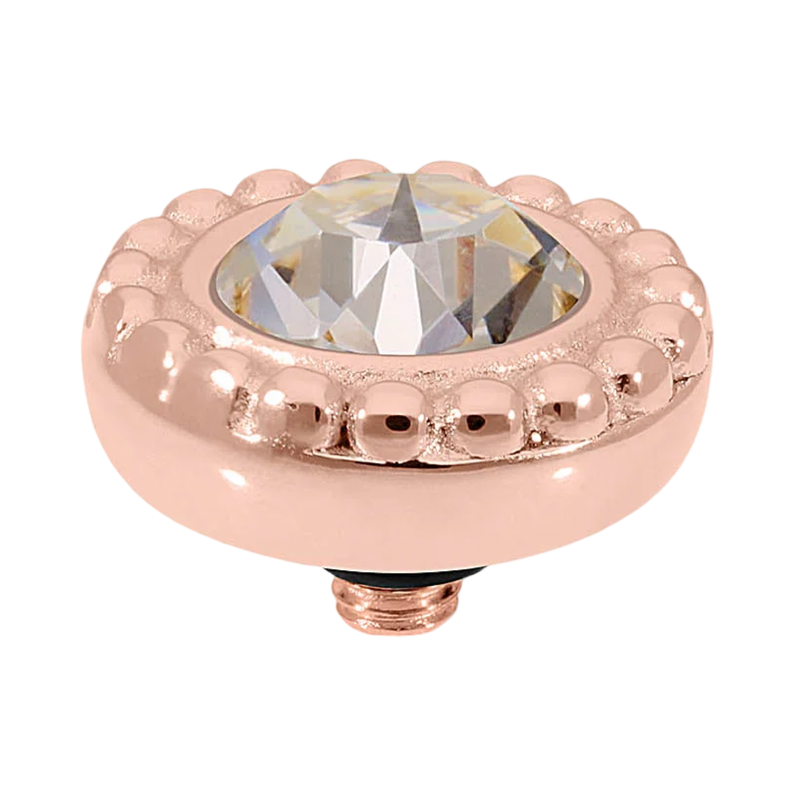 QUDO Ghiarre rose gold, QUDO rose gold ring base, Neutral Collection jewelry, interchangeable ring base, rose gold stacking ring, interchangeable jewelry QUDO, textured rose gold ring, luxury interchangeable jewelry, neutral jewelry collection, customizable ring system, modern rose gold jewelry, QUDO collector jewelry, everyday rose gold jewelry, stackable interchangeable rings, Oh Meredith QUDO