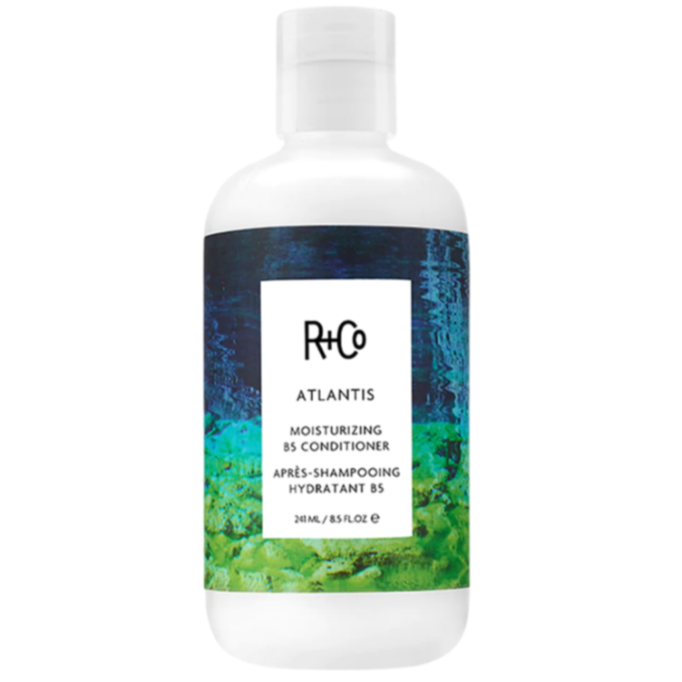 R+Co ATLANTIS conditioner, moisturizing conditioner for dry hair, B5 conditioner for hydration, frizz control conditioner, split end repair hair product, deep hydration hair conditioner, nourishing conditioner for damaged hair, color safe moisturizing conditioner, hydrating conditioner with Pro Vitamin B5


