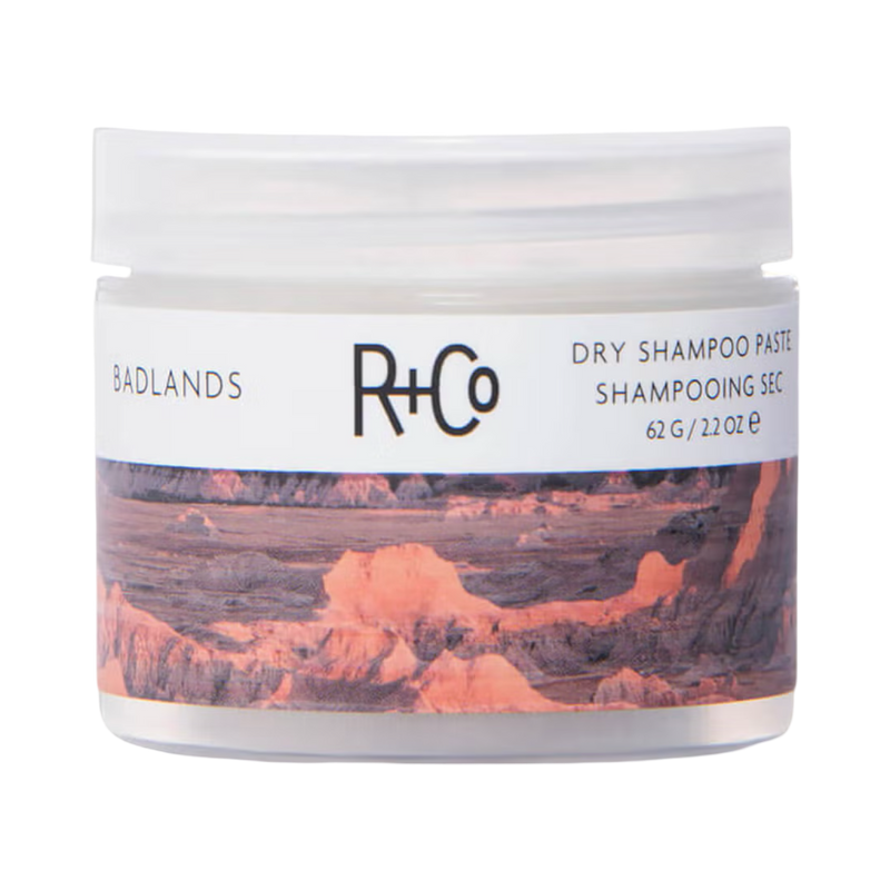 R+Co Badlands, dry shampoo paste, texture paste, volume paste, oil absorbing hair product, day two hair, R+Co styling, hair texture product
