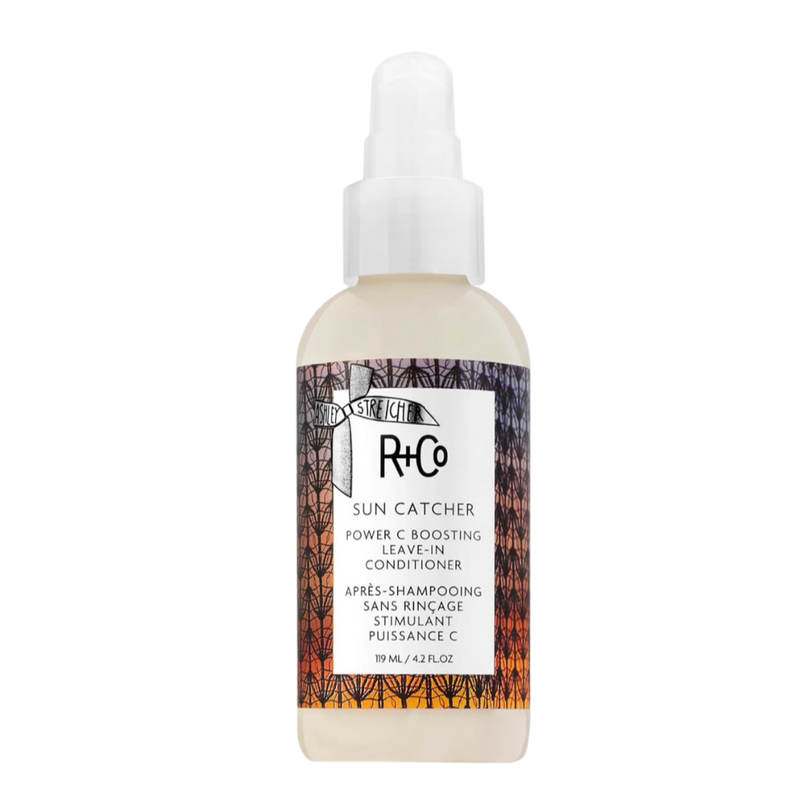 R+Co SUNCATCHER, Power C leave-in conditioner, hydrating leave-in treatment, frizz control leave-in, shine-boosting hair product, leave-in conditioner for all hair types, color-safe leave-in, vegan hair care, hyaluronic acid hair treatment, Vitamin C conditioner