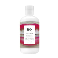 R+Co TELEVISION conditioner, all-in-one hair conditioner, body and shine conditioner, smoothing conditioner for damaged hair, strengthening conditioner for soft hair, R+Co perfect hair duo, conditioner for frizz and volume, shine boosting conditioner, small screen hair conditioner, multi-benefit hair conditioner
