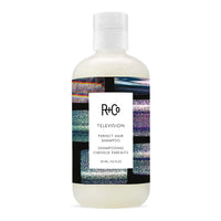 R+Co TELEVISION shampoo, perfect hair shampoo, shampoo for volume and shine, strengthening shampoo, smoothing shampoo, camera-ready hair, all-in-one shampoo, softening hair wash, salon-quality shampoo, shampoo for all hair types