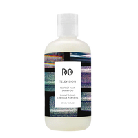 R+Co TELEVISION shampoo, perfect hair shampoo, shampoo for volume and shine, strengthening shampoo, smoothing shampoo, camera-ready hair, all-in-one shampoo, softening hair wash, salon-quality shampoo, shampoo for all hair types