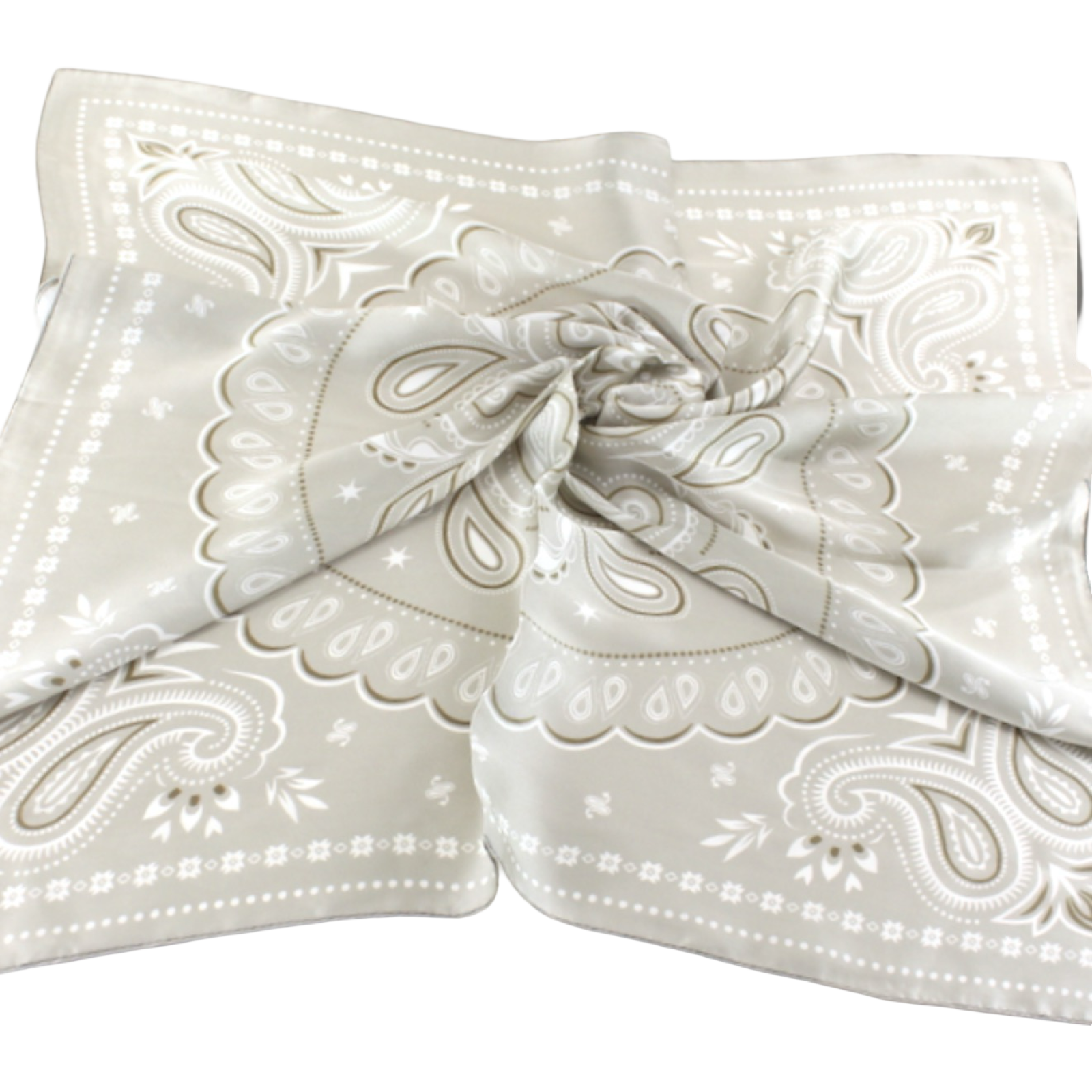Sand Bandana Square Scarf | 27 Inch Fashion Scarf