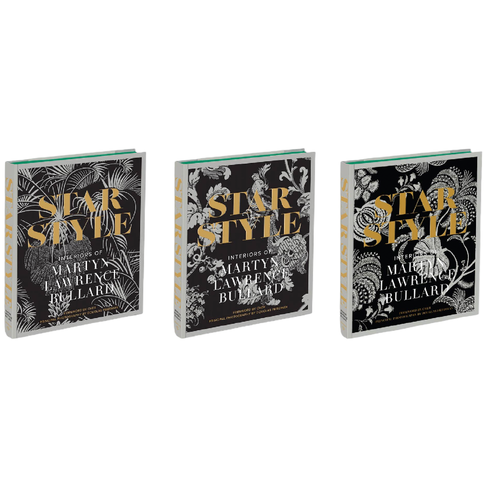 Three books titled 'Star Style' by Martyn Lawrence Bullard on a white background