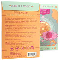 Strength tarot bath salts, spiritual bath soak, emotional healing bath, restorative bath salts, inner strength ritual soak, mineral bath salts for self-care, calming bath experience, tarot inspired bath ritual, bath salts for mental clarity, self-love bath soak

