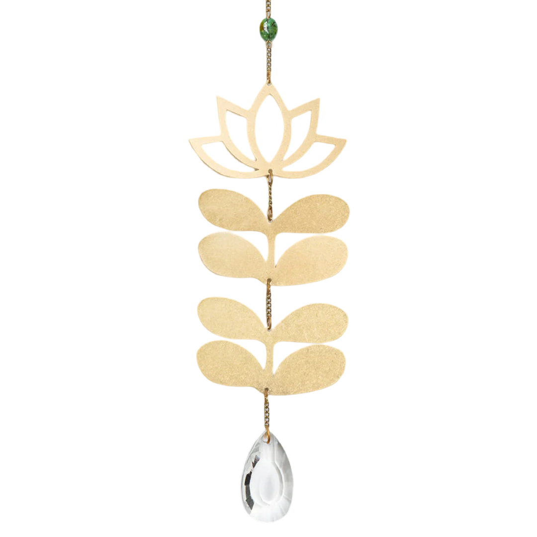 Suncatcher African Turquoise Lotus Flower WINDOW car accessory 