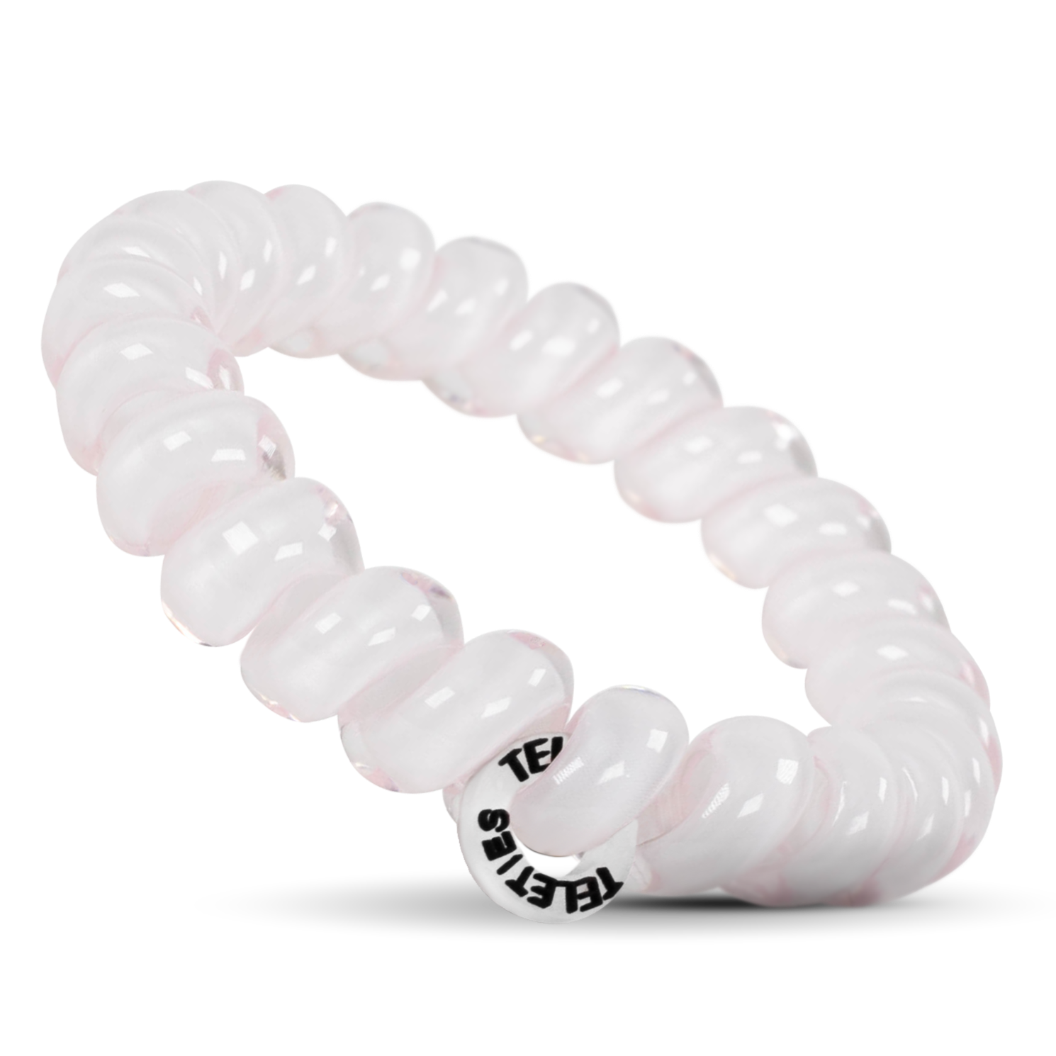 TELETIES, large hair coils, no-rip hair ties, hair tie bracelet, strong grip hair ties, stylish hair accessories, durable hair ties, hair ties set of 3, 