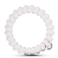 TELETIES, large hair coils, no-rip hair ties, hair tie bracelet, strong grip hair ties, stylish hair accessories, durable hair ties, hair ties set of 3, 