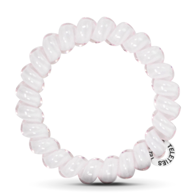 TELETIES, large hair coils, no-rip hair ties, hair tie bracelet, strong grip hair ties, stylish hair accessories, durable hair ties, hair ties set of 3, 