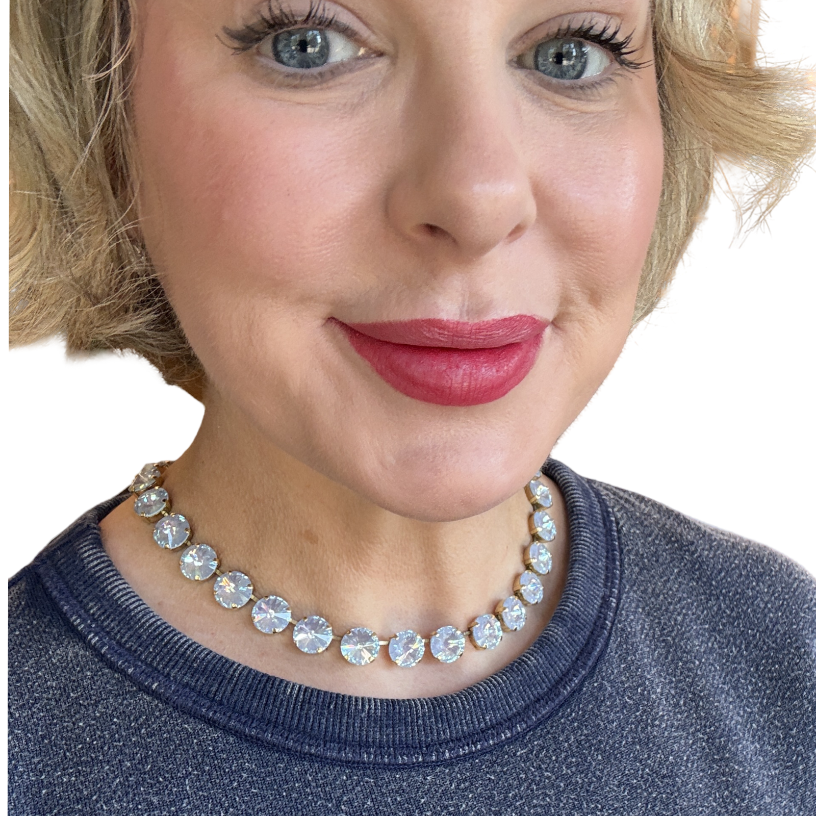 TOVA Sofia Necklace in Ultra Baby Blue