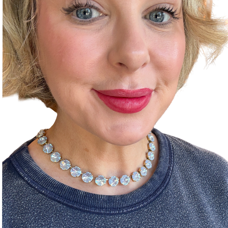 TOVA Sofia Necklace in Ultra Baby Blue