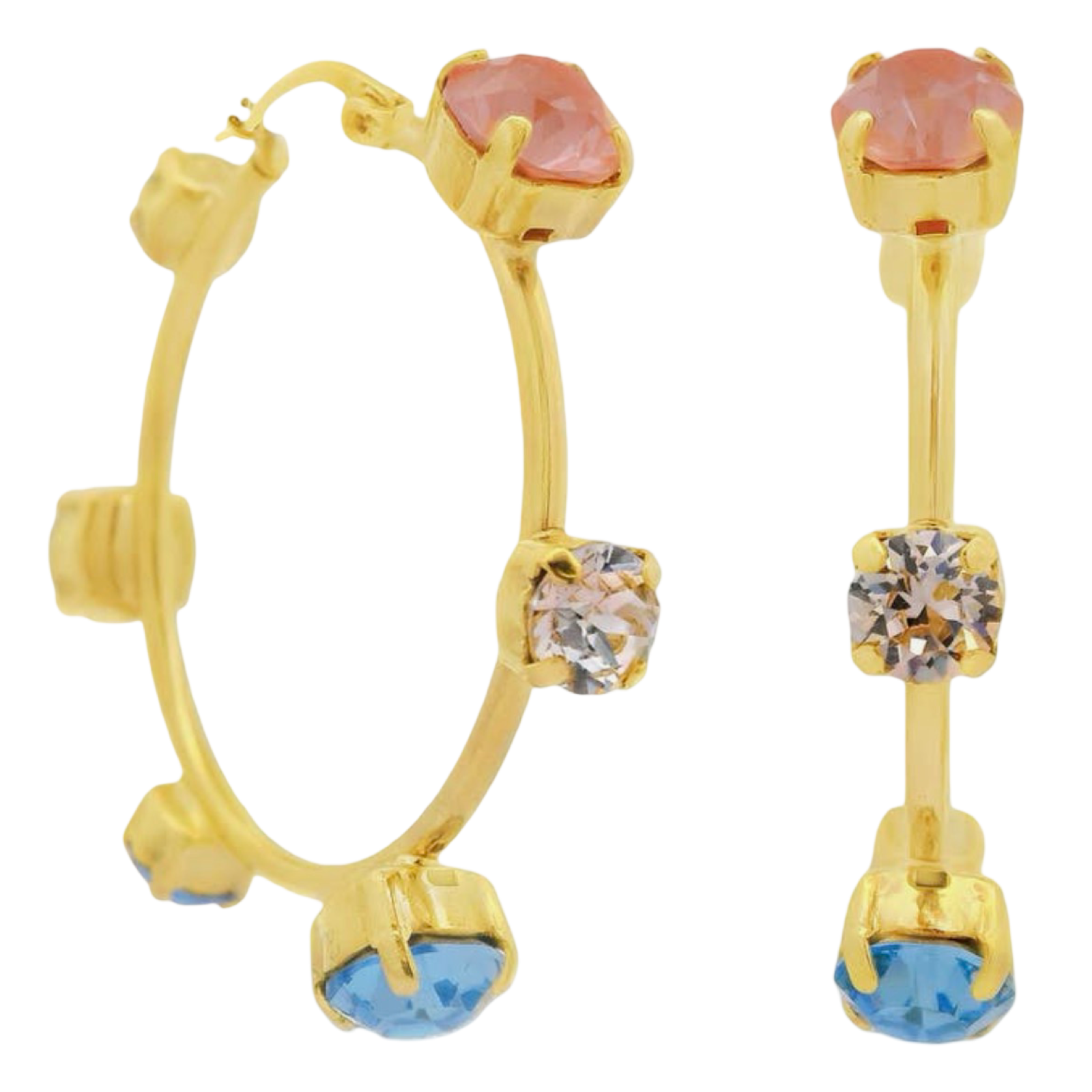 TOVA, TOVA Jewelry, Atilia Earrings, Fairy Dust Mix, Swarovski crystals, handmade jewelry, handmade earrings, colorful earrings, multicolor earrings, crystal earrings, statement earrings, sparkly jewelry, boutique jewelry, gift for her, summer jewelry, vacation jewelry, women’s accessories, earrings