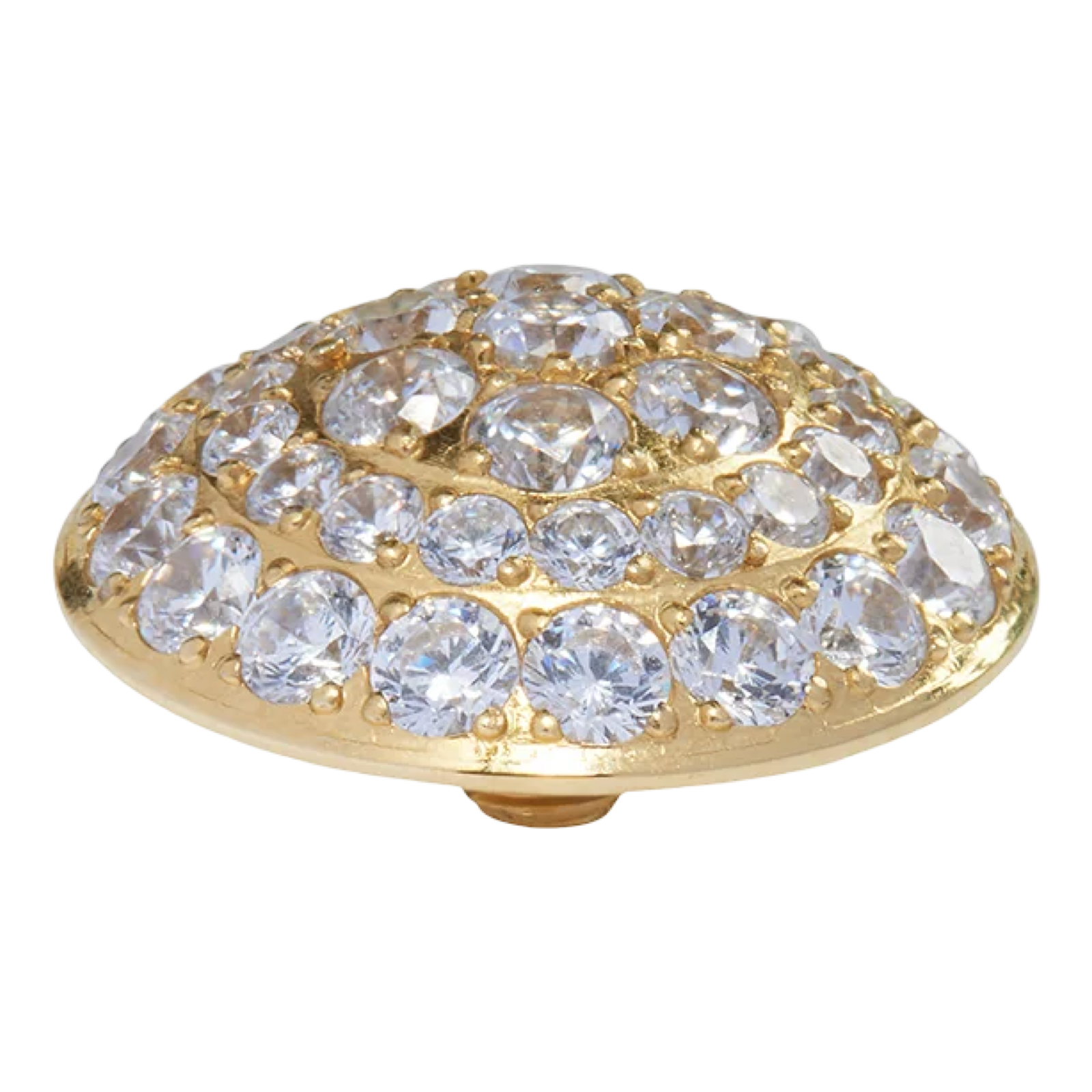 The QUDO Porto Cervo Top 13 mm in Gold brings timeless simplicity and warm sophistication to the Neutral Collection. Designed in polished gold-toned stainless steel, this interchangeable topper features a smooth rounded silhouette that layers beautifully with both statement and minimalist ring stacks.
Its clean, versatile design pairs effortlessly with the Neutral Collection’s palette of pearl, silk, crystal, champagne, black diamond, and soft metallic tones. Whether styled alone for an understated everyday