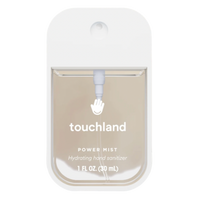 Touchland Beach Coco, hand sanitizer spray, travel hand sanitizer, coconut hand sanitizer, skincare hand sanitizer, aloe vera sanitizer, luxury hand sanitizer, hydrating hand mist, fast-absorbing hand sanitizer, vegan hand sanitizer, cruelty-free hand care, non-sticky sanitizer
