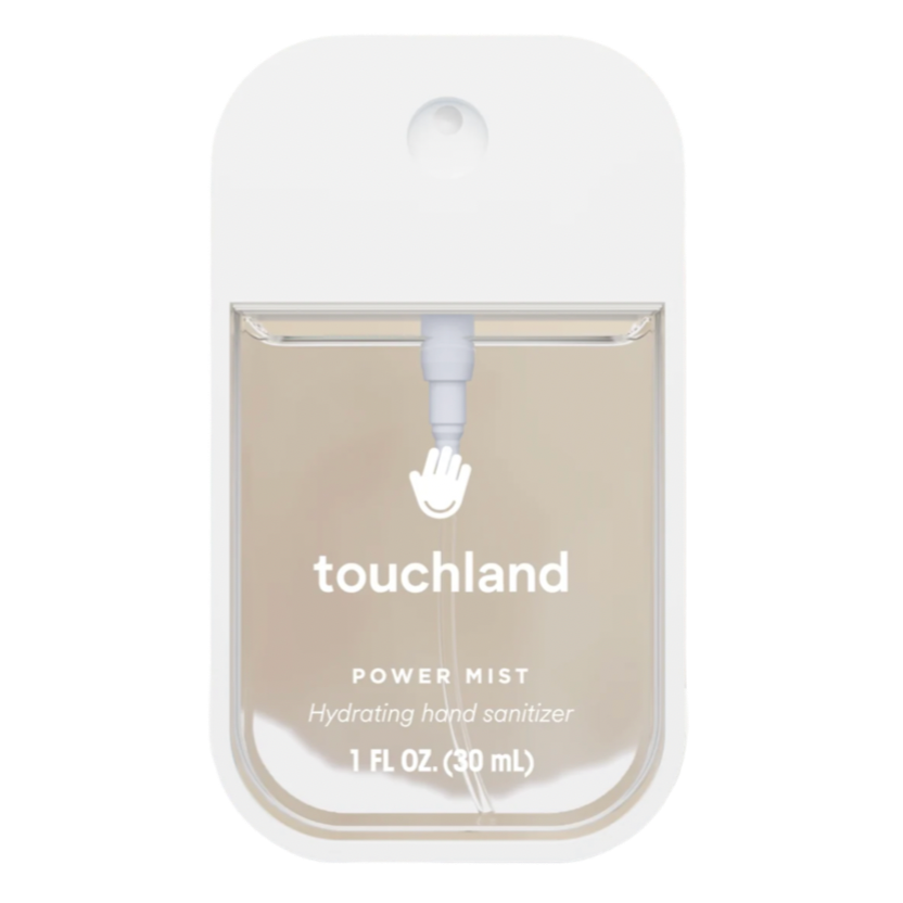 Touchland Beach Coco, hand sanitizer spray, travel hand sanitizer, coconut hand sanitizer, skincare hand sanitizer, aloe vera sanitizer, luxury hand sanitizer, hydrating hand mist, fast-absorbing hand sanitizer, vegan hand sanitizer, cruelty-free hand care, non-sticky sanitizer