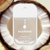 Touchland Beach Coco, hand sanitizer spray, travel hand sanitizer, coconut hand sanitizer, skincare hand sanitizer, aloe vera sanitizer, luxury hand sanitizer, hydrating hand mist, fast-absorbing hand sanitizer, vegan hand sanitizer, cruelty-free hand care, non-sticky sanitizer