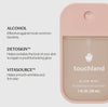 Touchland Rosewater, rose hand sanitizer, floral hand mist, glow hand sanitizer, Touchland Power Mist, skincare hand sanitizer, luxury sanitizer, non-sticky hand spray, vegan hand sanitizer, aloe vera sanitizer, travel size sanitizer, hydrating hand mist