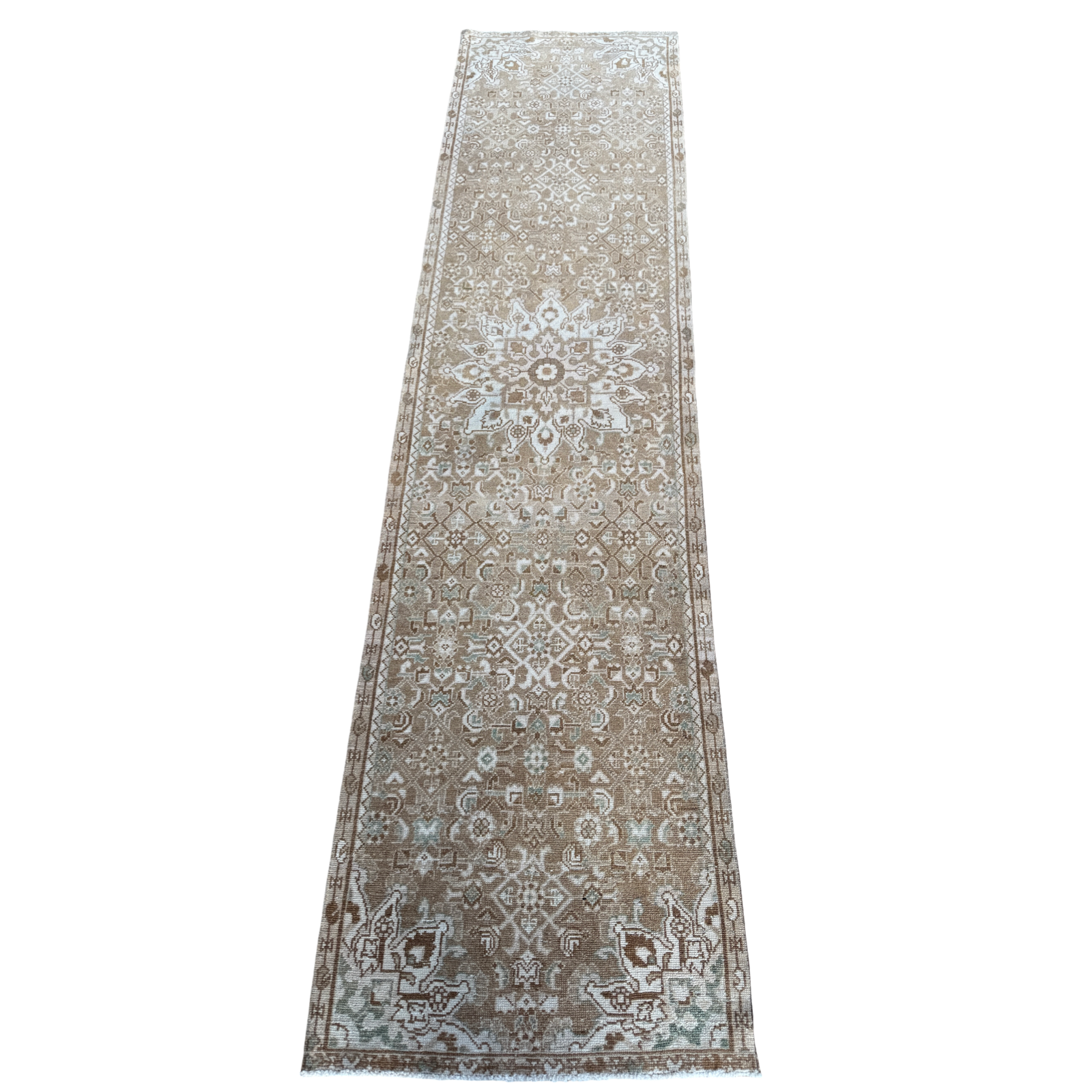 Turkish rug, vintage rug, Turkish runner, hallway runner, hand knotted rug, wool rug, antique rug, Persian style rug, entry rug, kitchen runner, neutral rug, cottage decor, English cottage, vintage home decor, handmade rug, one of a kind rug