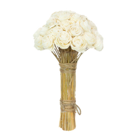 Shola Beauty Rose 12" White Bouquet