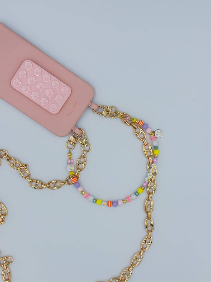 Goldi Peanut Chain: Cell Phone Crossbody Chain