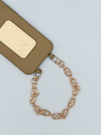 Goldi Peanut Chain: Cell Phone Wristlet