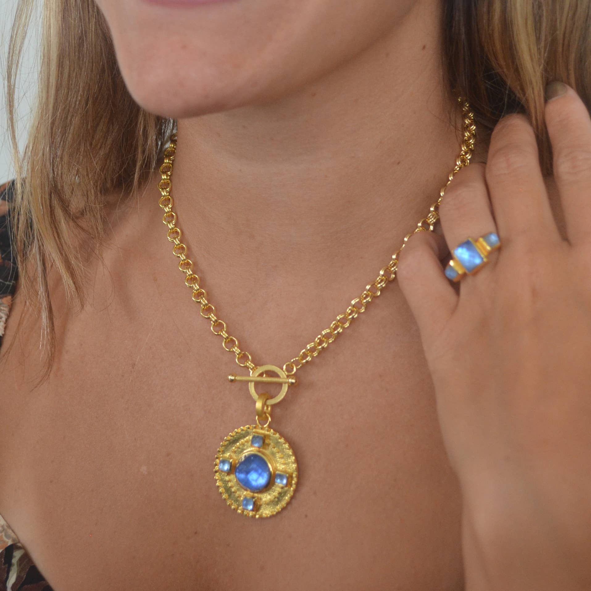 Betty Carré Divina Necklace Caribbean Blue