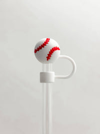 baseball straw stanley cup cover