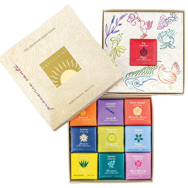 baudelaire soap, provence santé soap, guest soaps, french soap, luxury bar soap, apothecary soap, bath essentials, hostess gift, powder room soap, travel soap, artisanal soap
