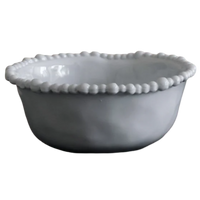 beatriz ball bowls, blue algeria cereal bowls, beatriz ball set of 4, handcrafted ceramic bowls, designer tableware set, artisan cereal bowls, blue glazed bowls, everyday serveware