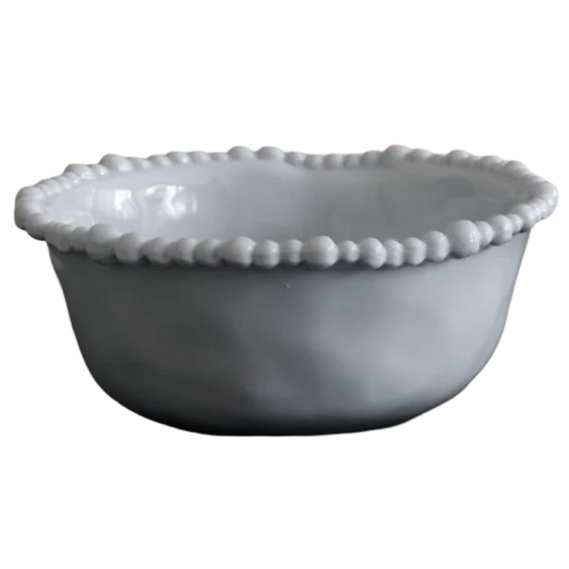 beatriz ball bowls, blue algeria cereal bowls, beatriz ball set of 4, handcrafted ceramic bowls, designer tableware set, artisan cereal bowls, blue glazed bowls, everyday serveware