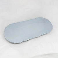beatriz ball platter, blue algeria oval platter, beatriz ball large serving platter, handcrafted ceramic platter, designer serveware, blue glazed platter, artisan entertaining dish, beatriz ball tableware