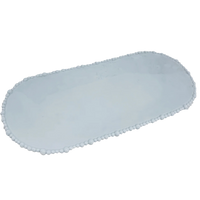 beatriz ball platter, blue algeria oval platter, beatriz ball large serving platter, handcrafted ceramic platter, designer serveware, blue glazed platter, artisan entertaining dish, beatriz ball tableware