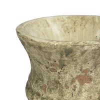 Round Cement Urn Small