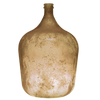 burnished glass bottle,
large decorative glass bottle,
copper glass vase,
Spanish glass decor,
statement bottle vase,
modern rustic home accent,