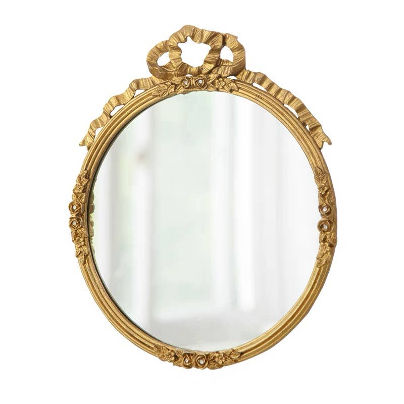 Ornate Mirror with Gold Vintage Detail