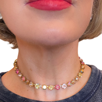 candy glam pink tova oakland necklace choker 