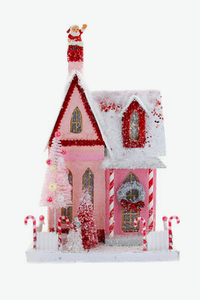 Cotton Candy Cottage Holiday Village Collection