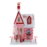 Cotton Candy Cottage Holiday Village Collection