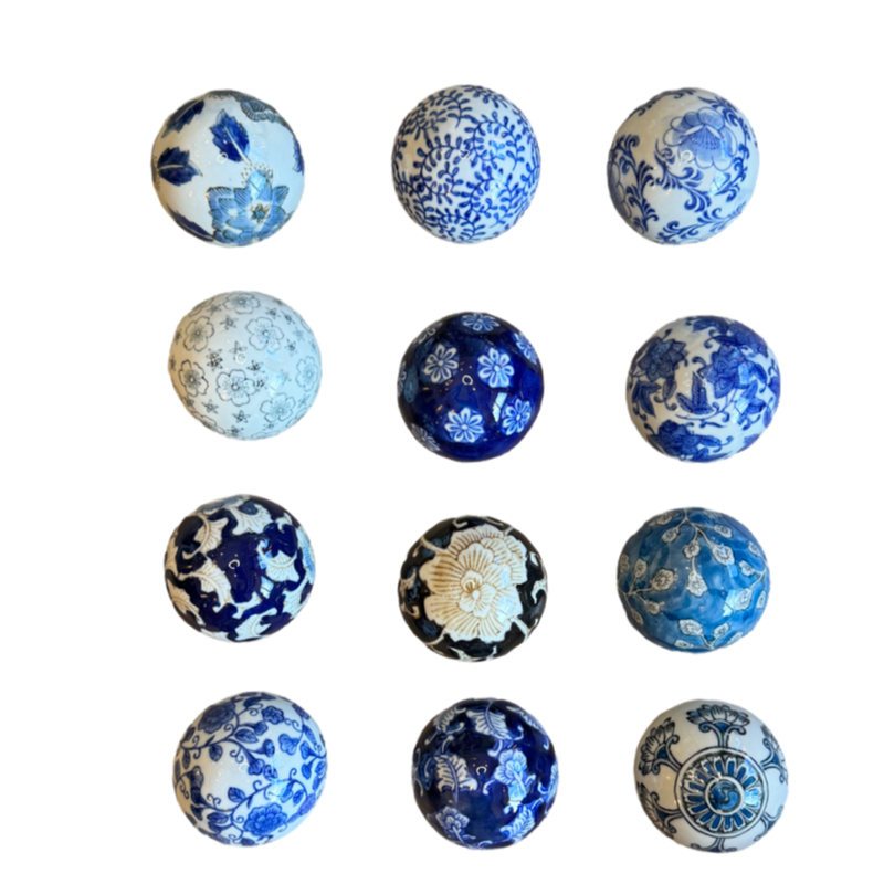 hand painted carpet balls for home decor 