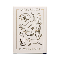 cat playing cards, gold foil playing cards, custom poker deck, designworks ink cards, unique playing card deck, gift for cat lovers, cute card game set, poker size cat cards, housewarming card game, Taylor Swift cat lover gift