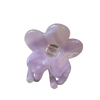 lavender cellulose tiny hair clip floral