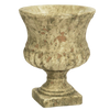 cement urn planter, classic decorative urn, Willow Group cement vase, timeless home accent, indoor outdoor urn, stone-look floral container, neutral tone urn, cement vase for flowers, traditional home decor vessel, decorative cement planter