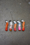 Lipstick-Stained Ceramic Cigarettes – Set of 5 Handcrafted Sculptures