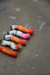 Lipstick-Stained Ceramic Cigarettes – Set of 5 Handcrafted Sculptures