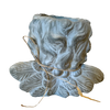 cherub planter, angel cement planter, small angel garden pot, cement cherub home decor, decorative angel flower pot, little angel succulent planter, vintage-style cement planter, indoor outdoor cherub planter, classic angel statue pot, concrete angel container