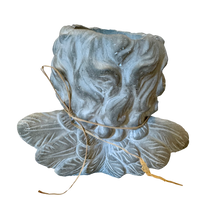 cherub planter, angel cement planter, small angel garden pot, cement cherub home decor, decorative angel flower pot, little angel succulent planter, vintage-style cement planter, indoor outdoor cherub planter, classic angel statue pot, concrete angel container