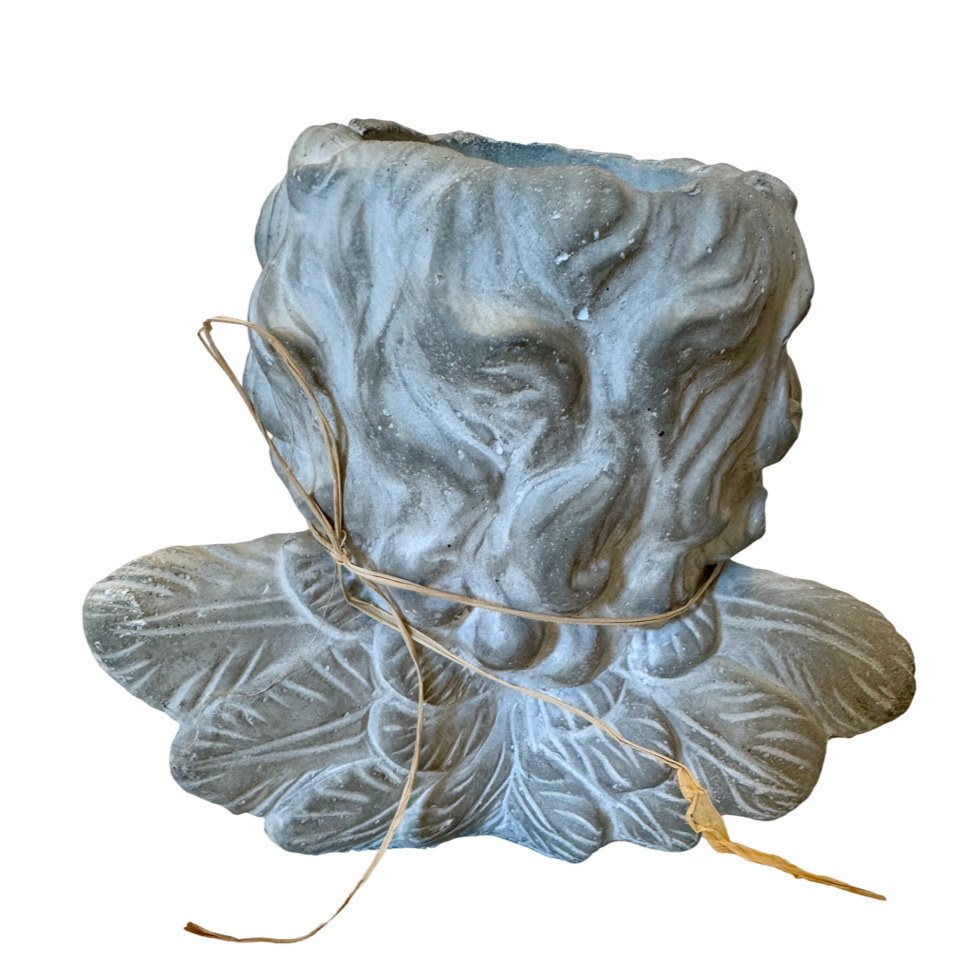 cherub planter, angel cement planter, small angel garden pot, cement cherub home decor, decorative angel flower pot, little angel succulent planter, vintage-style cement planter, indoor outdoor cherub planter, classic angel statue pot, concrete angel container