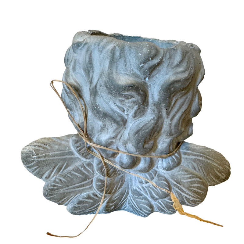 cherub planter, angel cement planter, small angel garden pot, cement cherub home decor, decorative angel flower pot, little angel succulent planter, vintage-style cement planter, indoor outdoor cherub planter, classic angel statue pot, concrete angel container